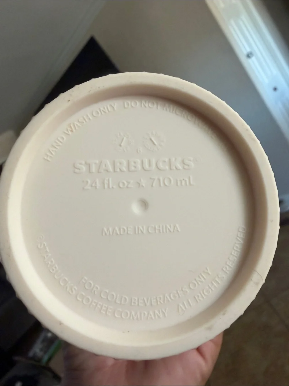 Starbucks Textured Studded Tumbler in Light Cream